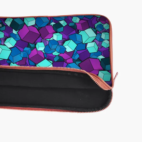 "RUBIX ABSTRACT THEME" Laptop Sleeves:Bold Modern Design for Every Size