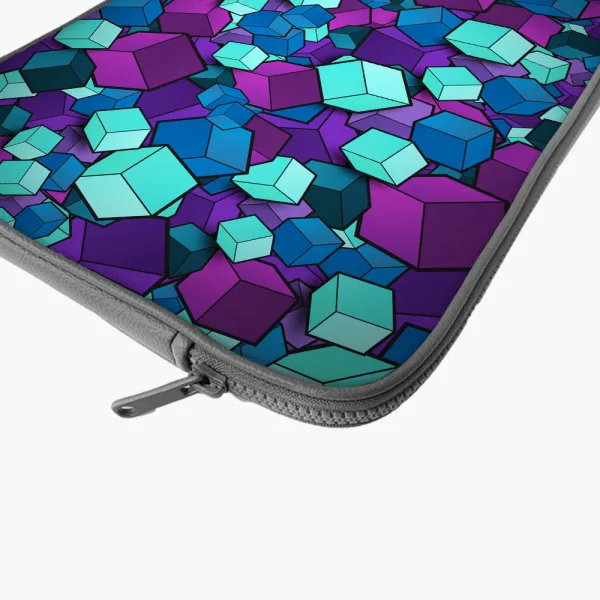 "RUBIX ABSTRACT THEME" Laptop Sleeves:Bold Modern Design for Every Size