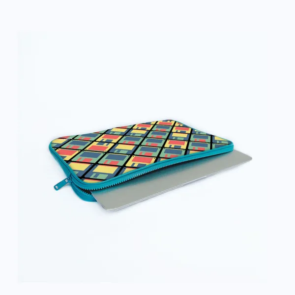 "CUBICAL BOX ABSTRACT" Laptop Sleeves:Bold Modern Design for Every Size