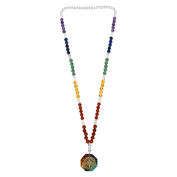 Seven Chakra Healing Crystal Certified Gemstone Mala