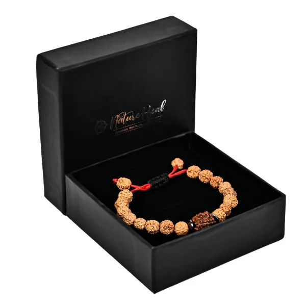 Authentic 5 Mukhi Rudraksha Bracelet  Natural, Energized & Healing