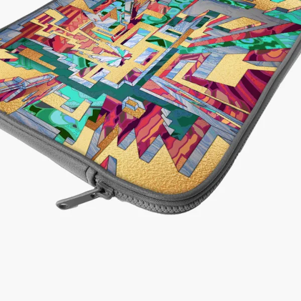 "Matrix Vibrant Version" Laptop Sleeves: Bold Modern Design for Every Size
