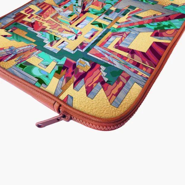 "Matrix Vibrant Version" Laptop Sleeves: Bold Modern Design for Every Size