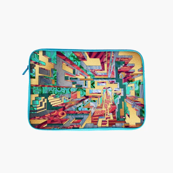 "Matrix Vibrant Version" Laptop Sleeves: Bold Modern Design for Every Size