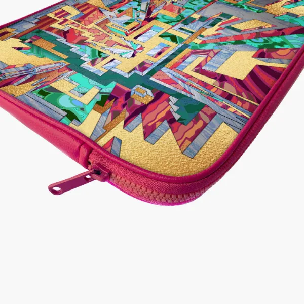 "Matrix Vibrant Version" Laptop Sleeves: Bold Modern Design for Every Size