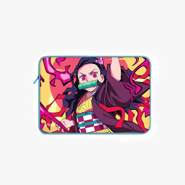 "NEZUKO KAMADO: DEMON SLAYER ANIME THEME" Laptop Sleeves:Bold Modern Design for Every Size