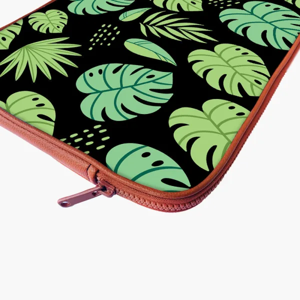 "LEAFY THEME" Laptop Sleeves:Bold Modern Design for Every Size