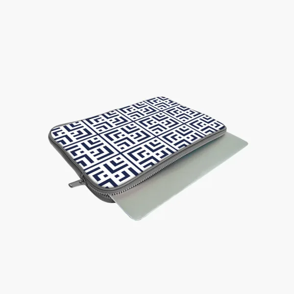 "SQUARE THEME ABSTRACT" Laptop Sleeves:Bold Modern Design for Every Size