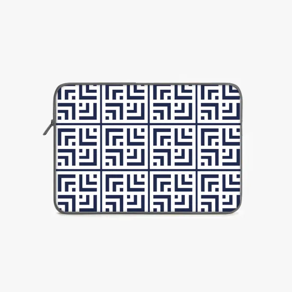 "SQUARE THEME ABSTRACT" Laptop Sleeves:Bold Modern Design for Every Size