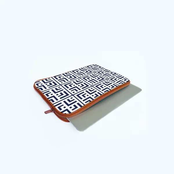 "SQUARE THEME ABSTRACT" Laptop Sleeves:Bold Modern Design for Every Size