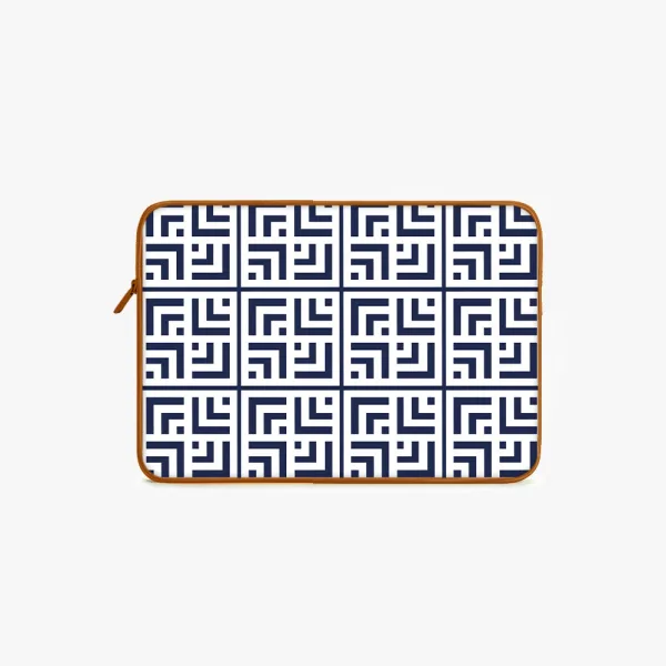 "SQUARE THEME ABSTRACT" Laptop Sleeves:Bold Modern Design for Every Size