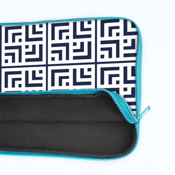 "SQUARE THEME ABSTRACT" Laptop Sleeves:Bold Modern Design for Every Size