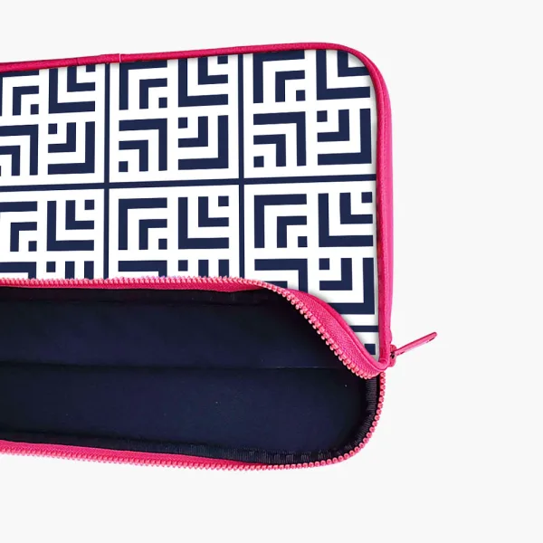 "SQUARE THEME ABSTRACT" Laptop Sleeves:Bold Modern Design for Every Size