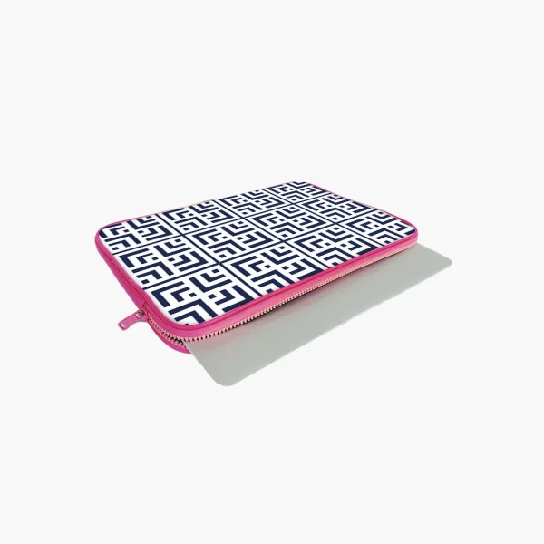 "SQUARE THEME ABSTRACT" Laptop Sleeves:Bold Modern Design for Every Size