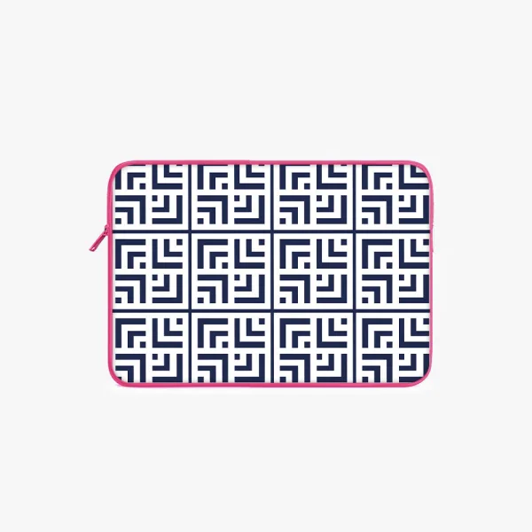"SQUARE THEME ABSTRACT" Laptop Sleeves:Bold Modern Design for Every Size