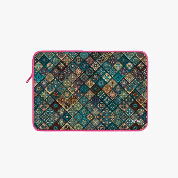 "TRADITIONAL SYMBOLS" Laptop Sleeves:Bold Modern Design for Every Size