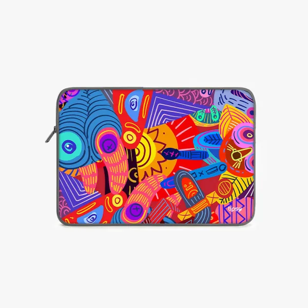 "Abstract Art Work" Laptop Sleeves:Bold Modern Design for Every Size