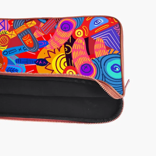 "Abstract Art Work" Laptop Sleeves:Bold Modern Design for Every Size