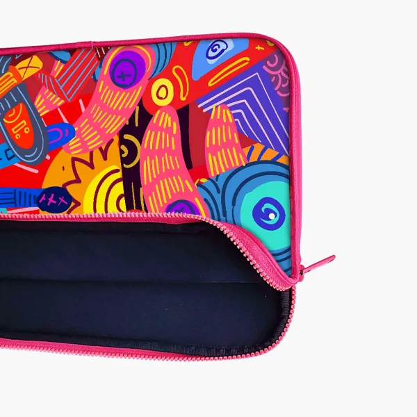 "Abstract Art Work" Laptop Sleeves:Bold Modern Design for Every Size