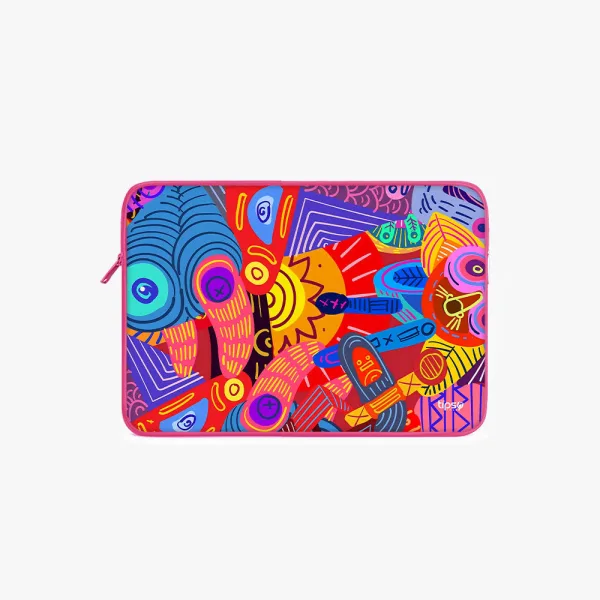 "Abstract Art Work" Laptop Sleeves:Bold Modern Design for Every Size