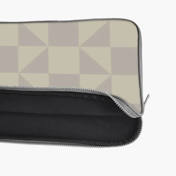 "WHITE MATRIX" Laptop Sleeves:Bold Modern Design for Every Size