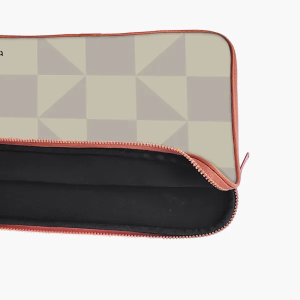 "WHITE MATRIX" Laptop Sleeves:Bold Modern Design for Every Size