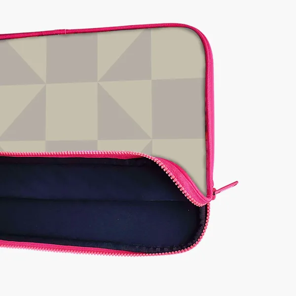 "WHITE MATRIX" Laptop Sleeves:Bold Modern Design for Every Size