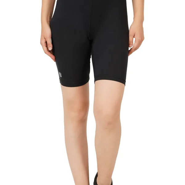 Bamboo Fabric Cycling Shorts Black Breathable Activewear