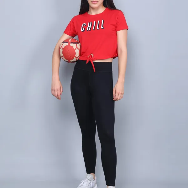 Black Bamboo Fabric Yoga Pant for Women Workout Wear