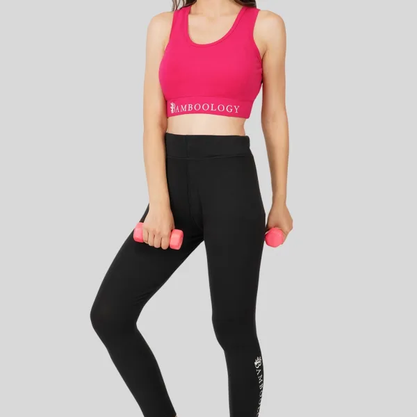 Bamboo Fabric Yoga Pant Clean Finish Comfortable Fit