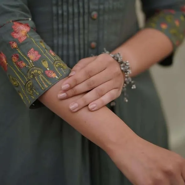 Women's Cotton a-line Flared Straight Kurti with Pant