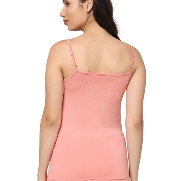 Peach Bamboo Fabric Camisole for Women Soft Daily Wear