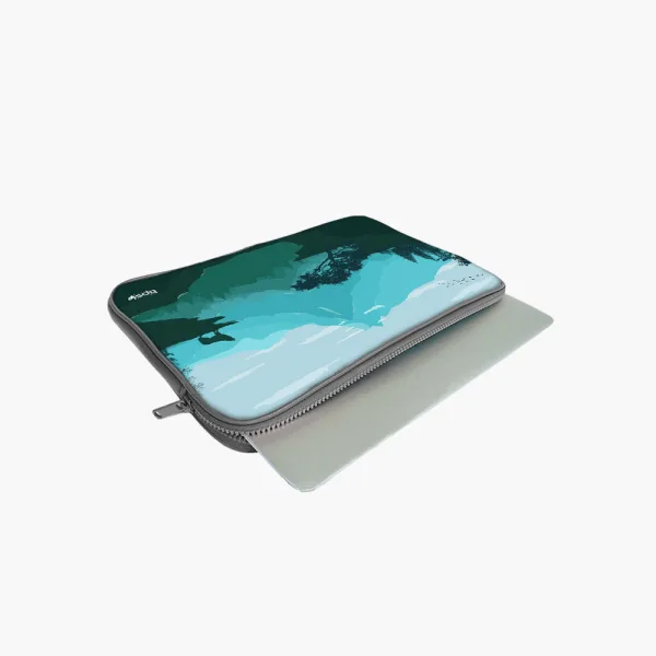 "WOLF IN THE FOREST" Laptop Sleeves: Bold Modern Design for Every Size