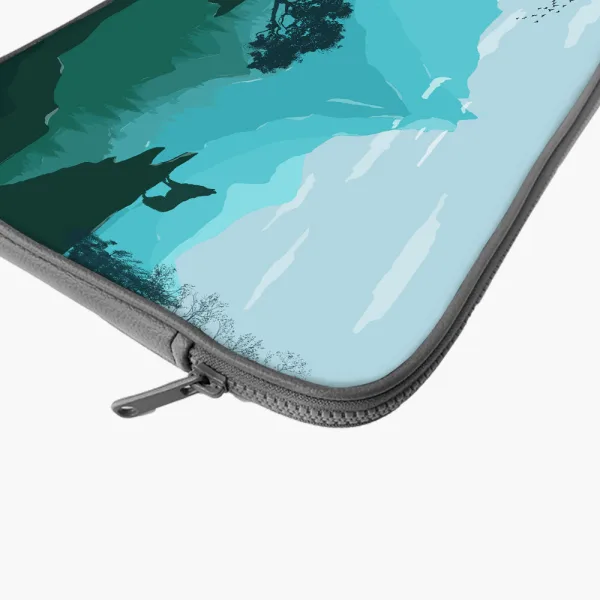 "WOLF IN THE FOREST" Laptop Sleeves: Bold Modern Design for Every Size