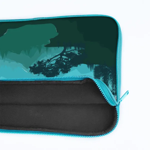 "WOLF IN THE FOREST" Laptop Sleeves: Bold Modern Design for Every Size