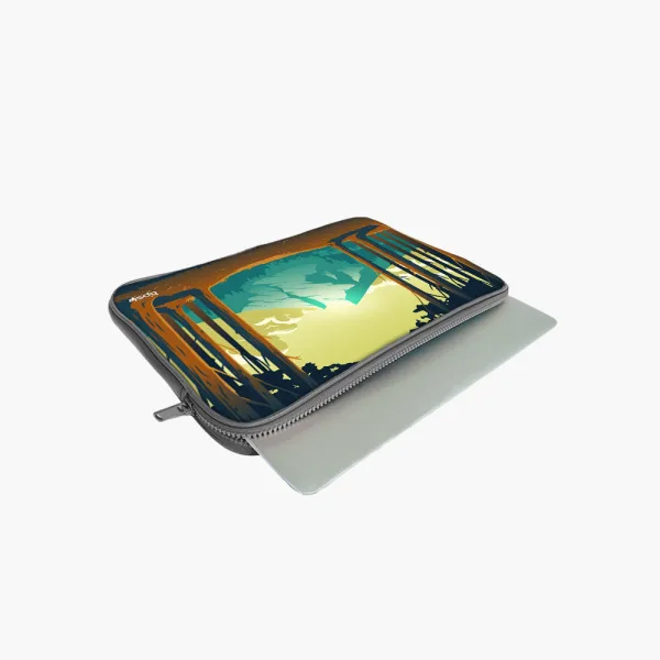 "LOST IN THE FOREST" Laptop Sleeves:Bold Modern Design for Every Size