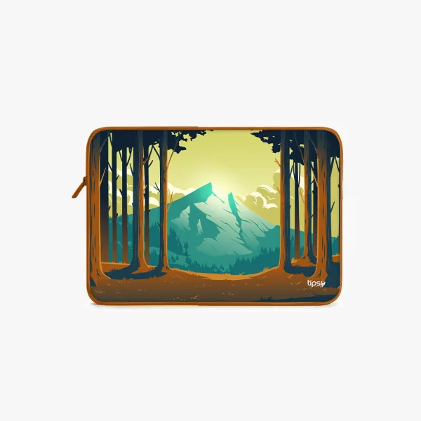 "LOST IN THE FOREST" Laptop Sleeves:Bold Modern Design for Every Size