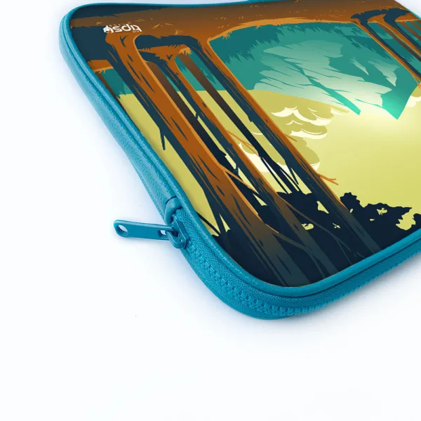 "LOST IN THE FOREST" Laptop Sleeves:Bold Modern Design for Every Size