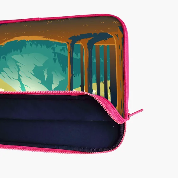 "LOST IN THE FOREST" Laptop Sleeves:Bold Modern Design for Every Size