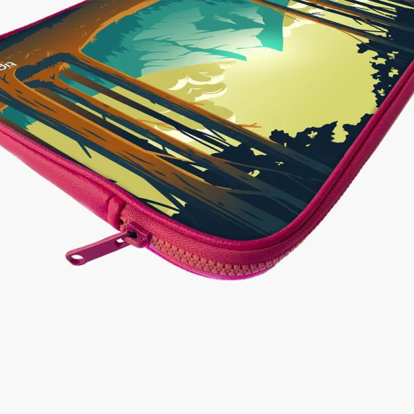 "LOST IN THE FOREST" Laptop Sleeves:Bold Modern Design for Every Size