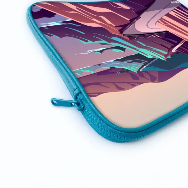 "Scenic Road Illustration" Laptop Sleeves:Bold Modern Design for Every Size