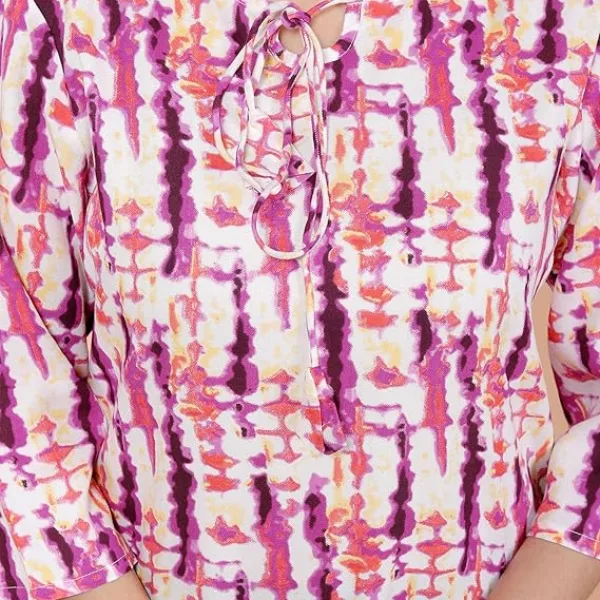 Women's Cotton Printed Straight Short Kurta