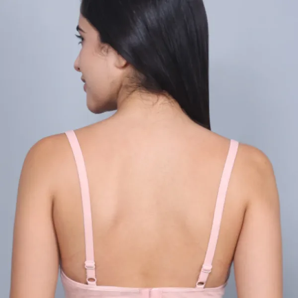 Bamboo Fabric Padded T Shirt Bra Full Coverage for Women