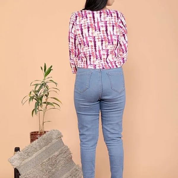 Women's Cotton Printed Straight Short Kurta