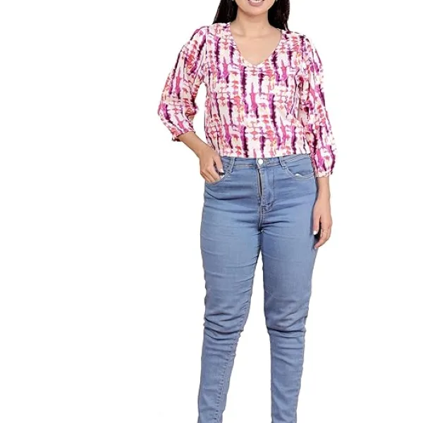 Women's Cotton Printed Straight Short Kurta