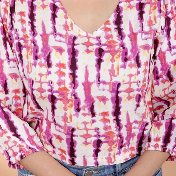 Women's Cotton Printed Straight Short Kurta