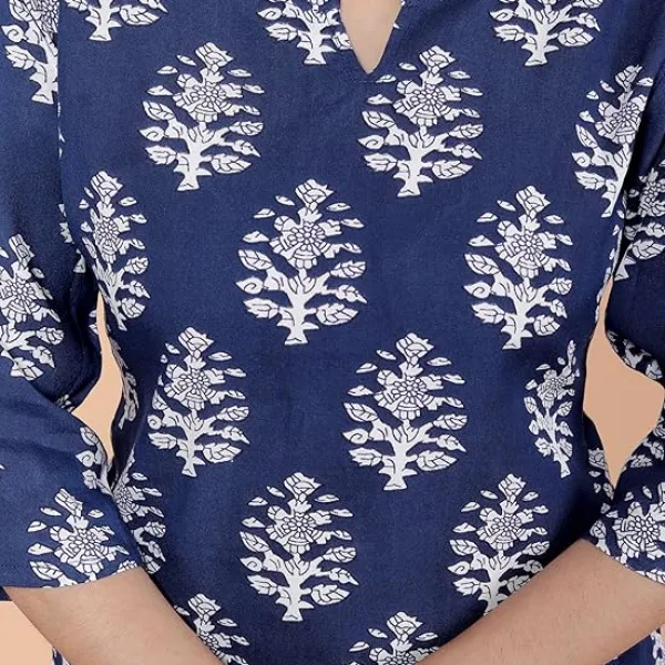 Women's Rayon Printed Stylish Kurta