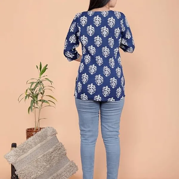 Women's Rayon Printed Stylish Kurta