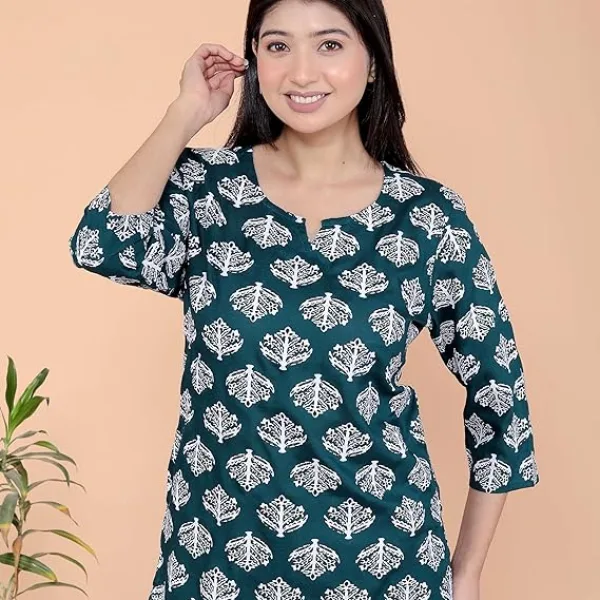 Women's Rayon Printed Stylish Kurta