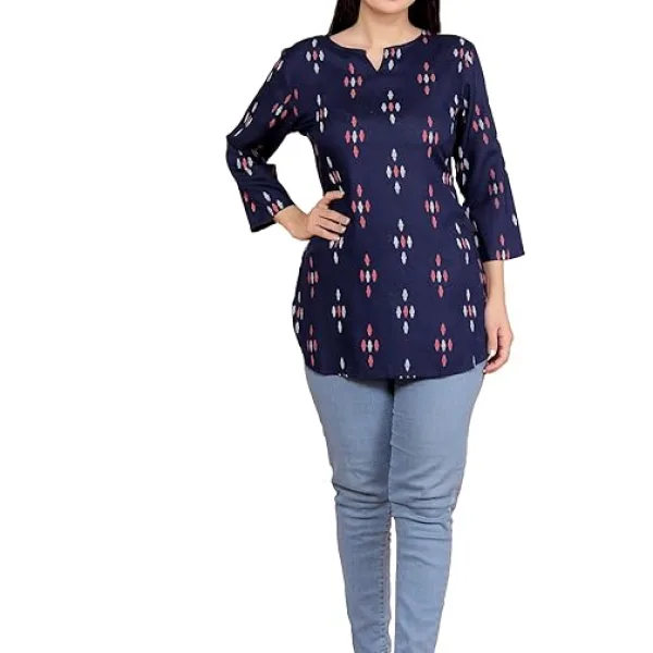 Women's Rayon Printed Stylish Kurta